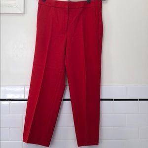 J. Crew Pants - Bright red cropped trousers J. Crew Pants - Bright red cropped trousers